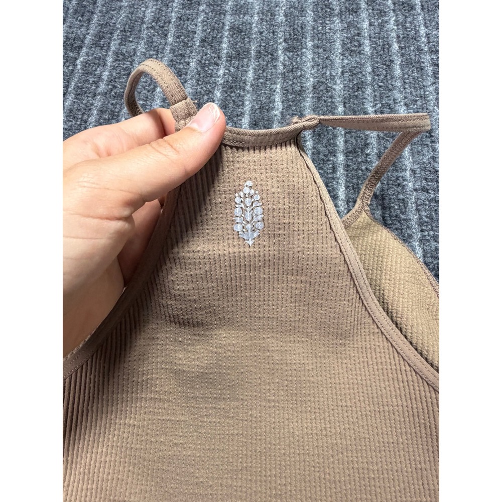 Free People Movement Happiness Runs Crop Tank Women XS/S Ribbed Basic Layering - Picture 3 of 3